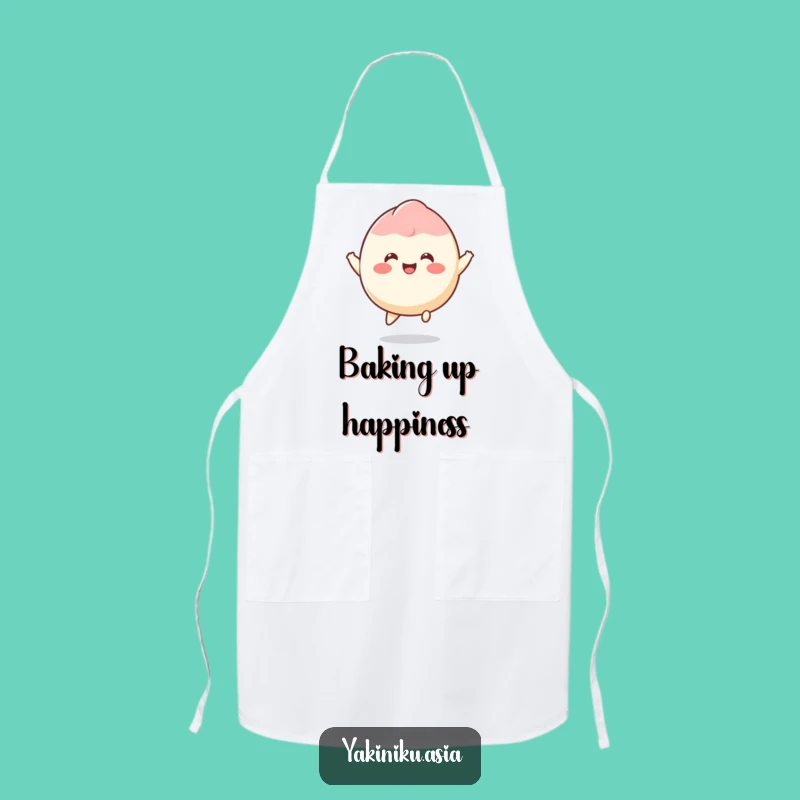 Funny Mochi Apron - Chef's Bouncing Dessert Kitchen Gift