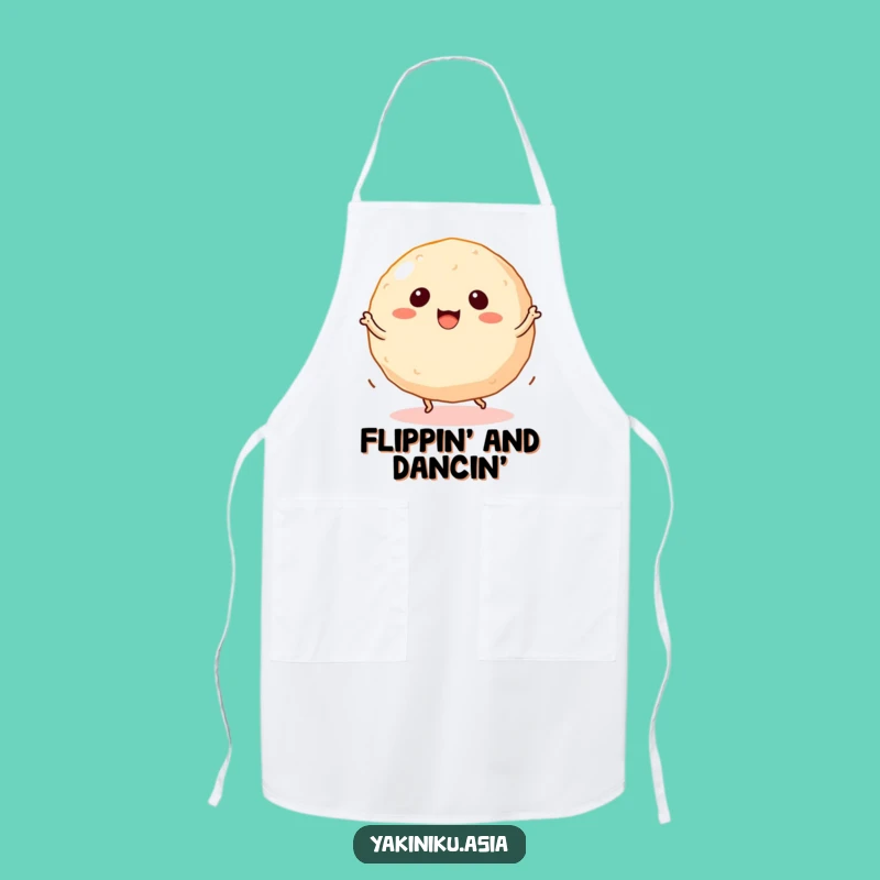 Funny Takoyaki Apron - Chef's Dancing Snack Kitchen Gift