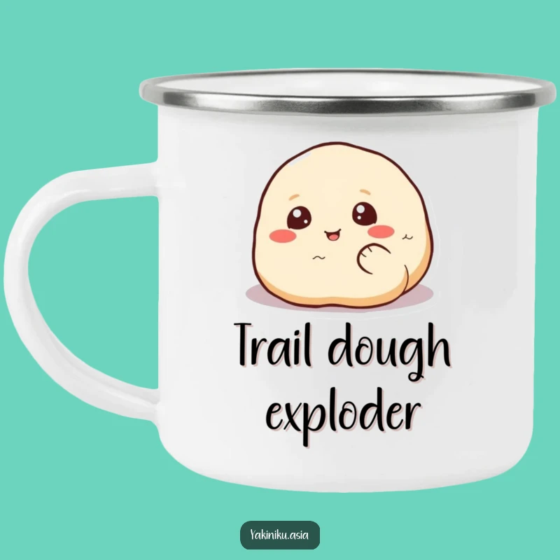 Funny Dumpling Roll Camping Mug: Fuel Your Adventures with Hilarious Rolls!