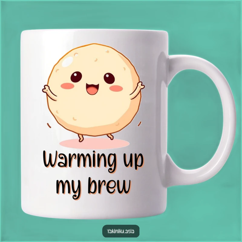 Funny Dancing Takoyaki Mug - Spinning Japanese Snack Gift