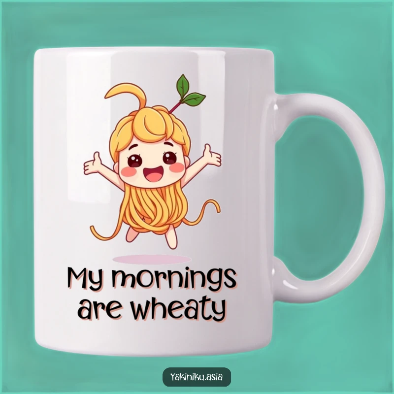 Funny Noodle Loop-the-Loop Mug, A Joyful Character for Your Morning Coffee, Perfect Gift