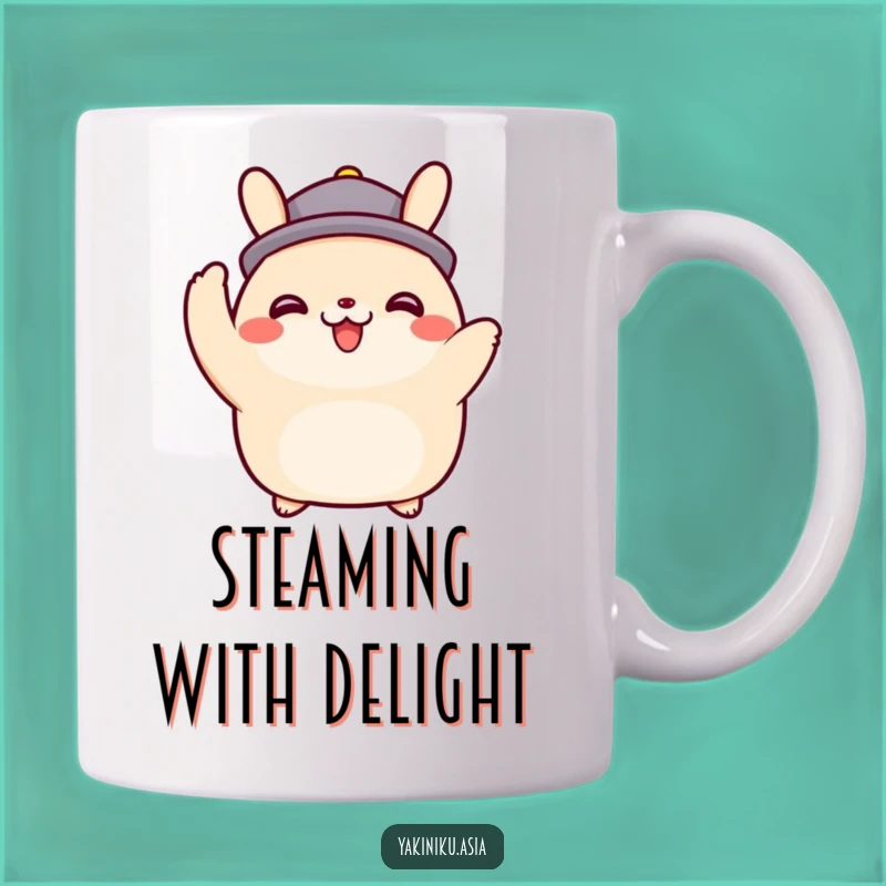 Funny Bao Bun Hat Tip Mug, Charming Character for Your Coffee, Perfect Gift