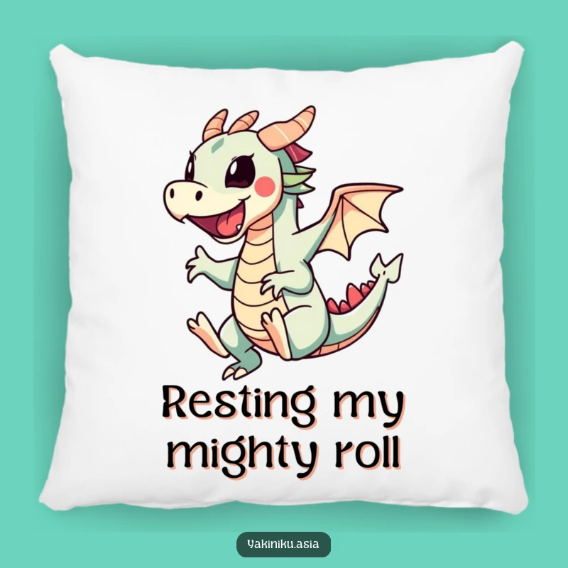 Cozy Funny Dragon Roll Cartwheel Pillow: Cute Sushi Decor for a Laugh