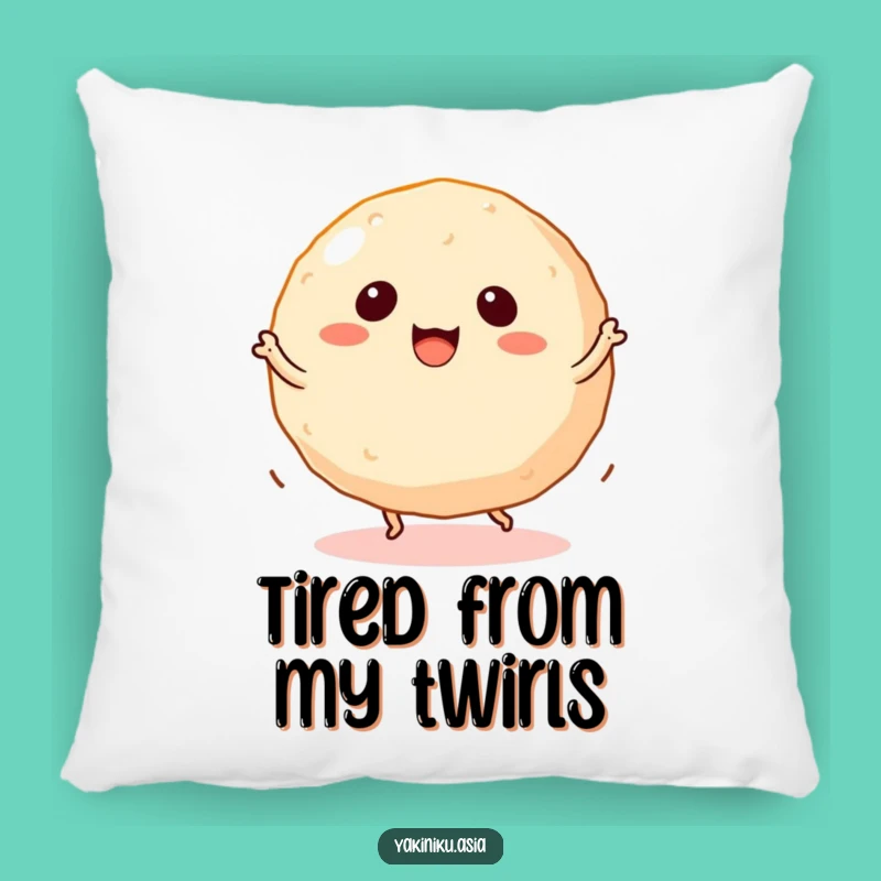 Funny Takoyaki Pillow - Cozy Dancing Snack Cushion Gift