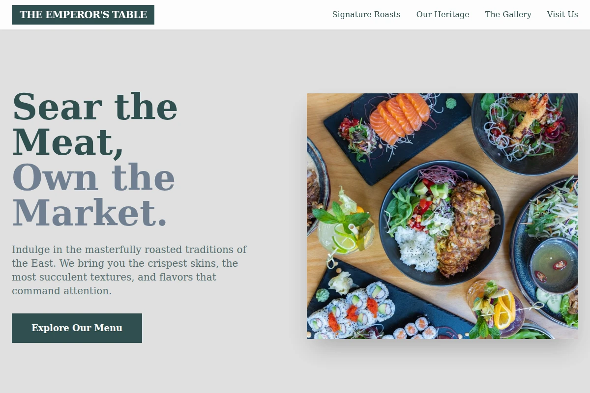 Roast Asian Fusion Food