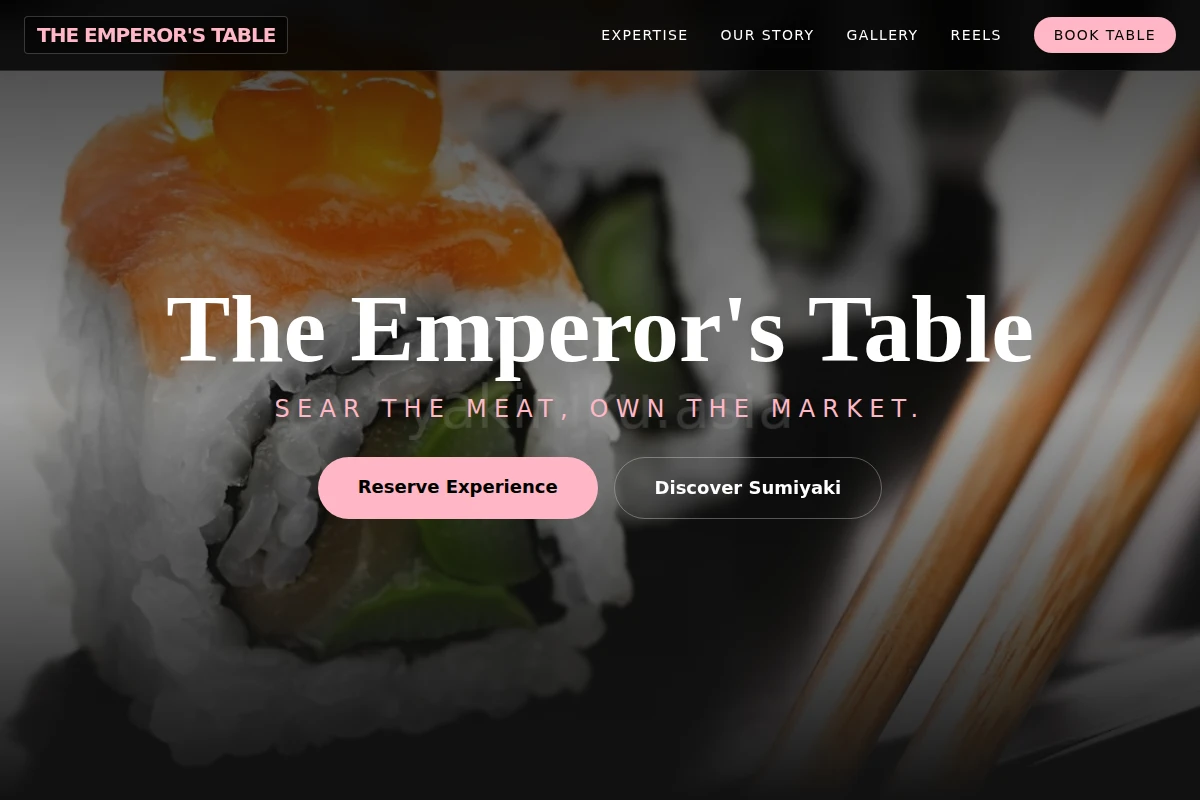 Sumiyaki Japanese Food