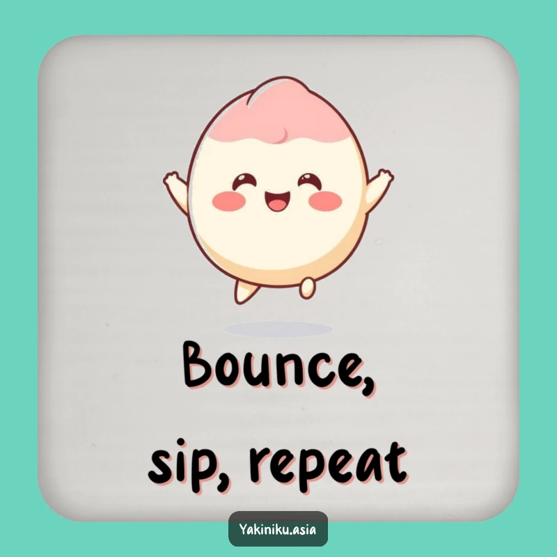 Funny Mochi Coasters (Set of 4) - Bouncing Joyful Gift