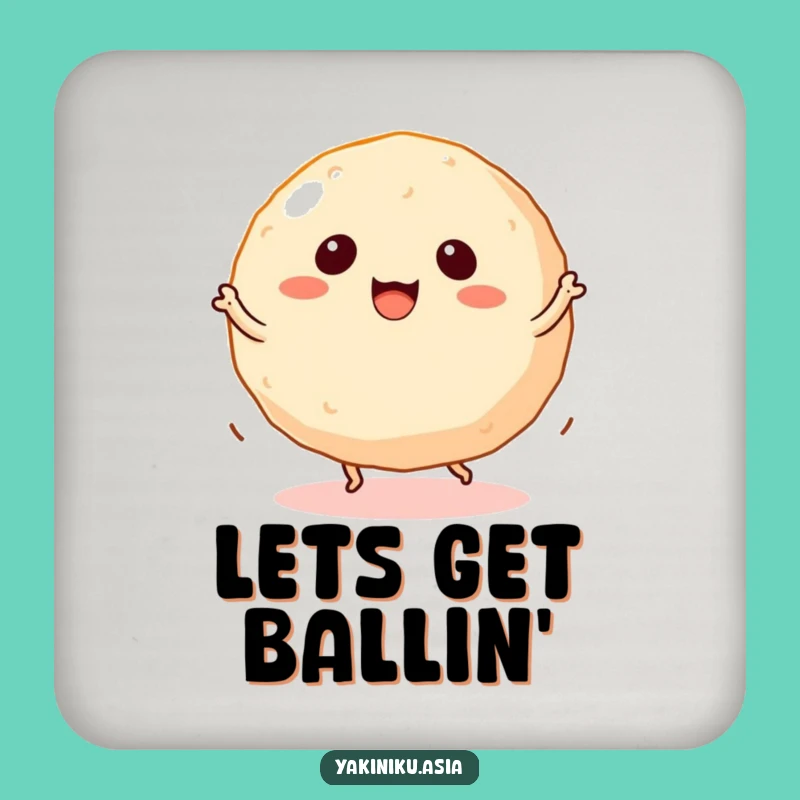 Funny Takoyaki Coasters (Set of 4) - Spinning Snack Gift