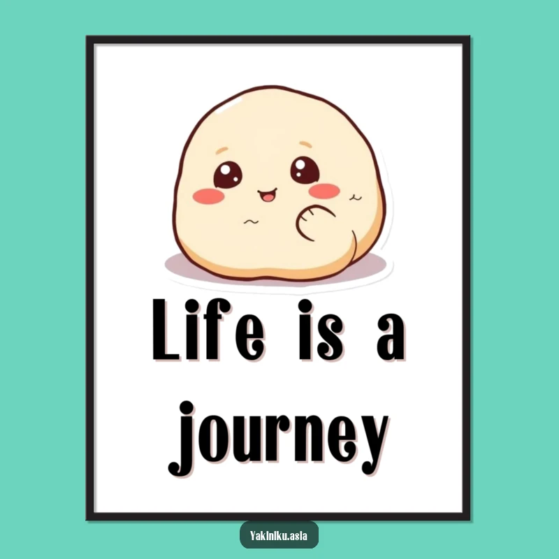 Funny Dumpling Roll Poster: Add a Hilarious Touch of Joy to Your Walls!