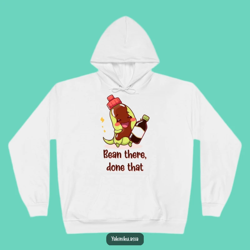 Funny Edamame Hoodie - Cozy Bean & Soy Sauce Comfort Gift