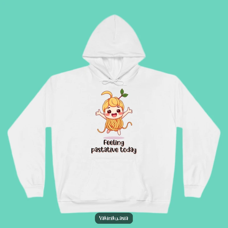 Cozy Funny Noodle Loop-the-Loop Hoodie, Warm & Cheerful Character Apparel, Best Gift