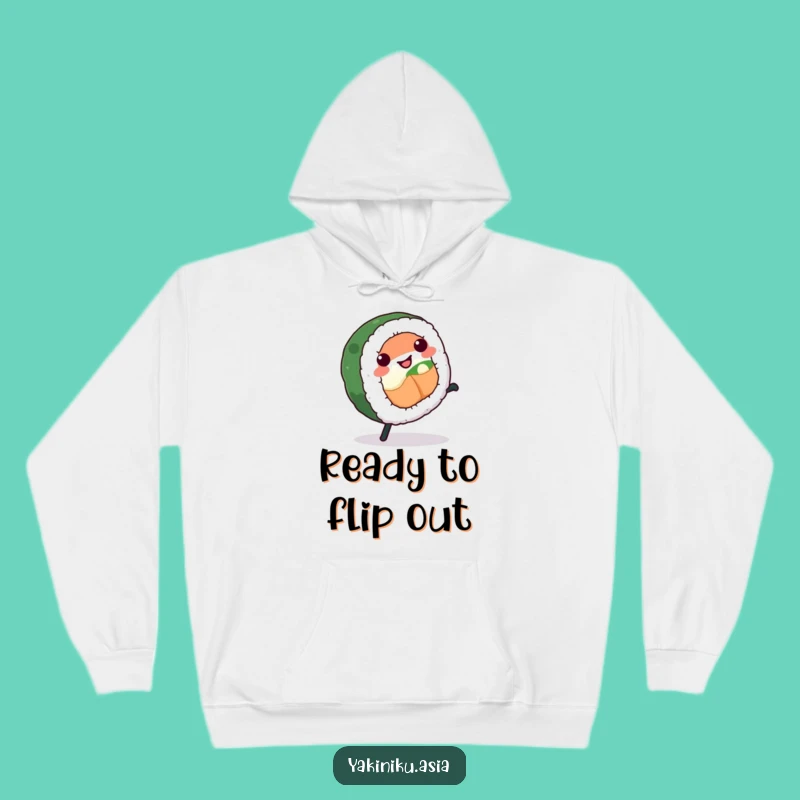 Funny Sushi Cartwheel Hoodie: Stay Cozy and Hilarious This Season!