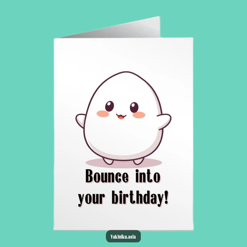 Free Printable Mochi Birthday Card: Bouncy Fun DIY Downloadable Gift