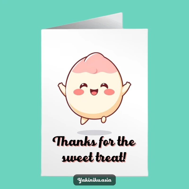 Free Printable Mochi Thank You Card - Bouncing Joy Says Thanks! Downloadable Gift