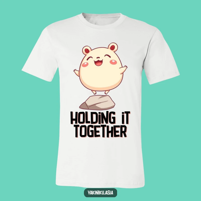 Funny Bao Bun Balance T-Shirt: Wear Your Grit with This Hilarious Tee!