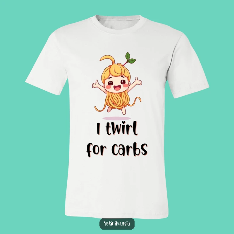 Funny Noodle Loop-the-Loop T-Shirt, Wearable Joyful Character Tee, Great Gift Idea