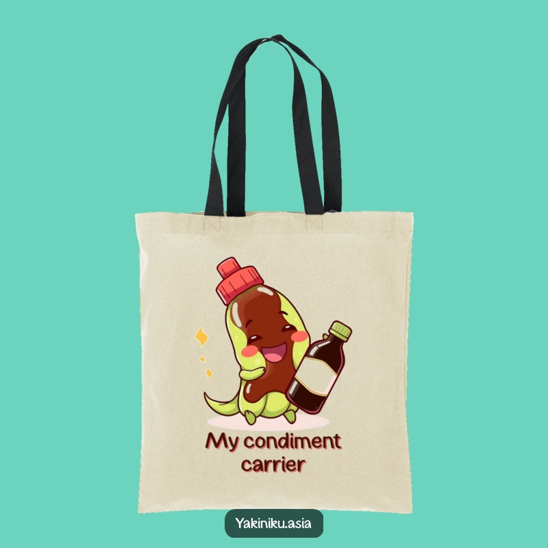 Funny Edamame Tote Bag - Playful Bean Carry-All Gift