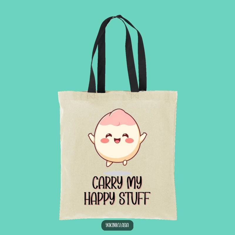 Funny Mochi Tote Bag - Bouncing Joyful Carry-All Gift