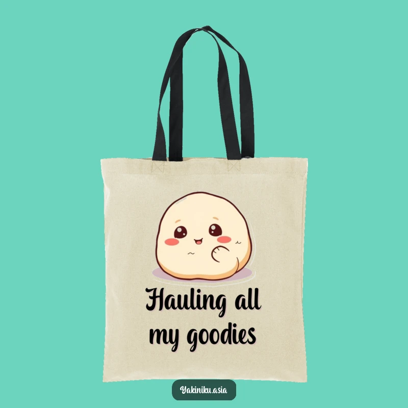 Funny Dumpling Roll Tote Bag: Carry Your Essentials with Hilarious Cheer!